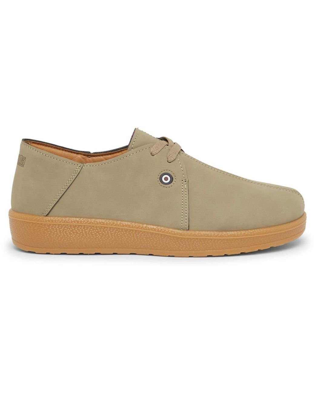 Lambretta Natural Panda Canvas Low Top Sneakers for men