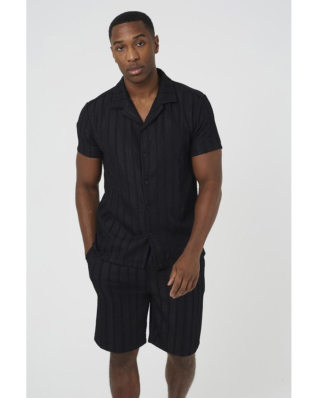Brave Soul Blue Woven Shorts for men