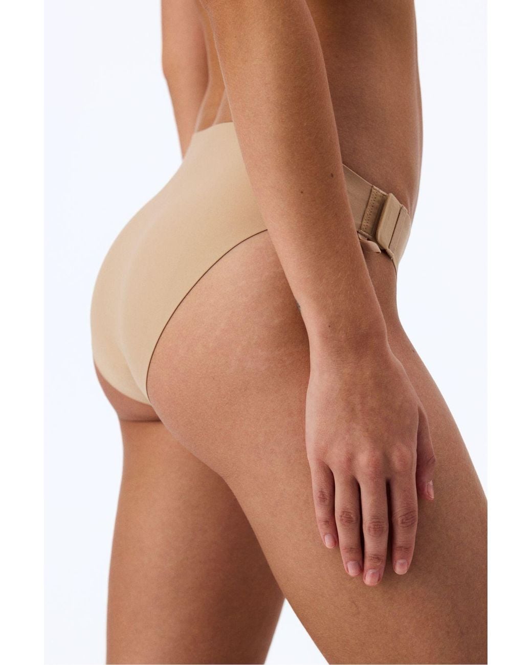 Penti Brown Easy Open Low Waist Slip Briefs