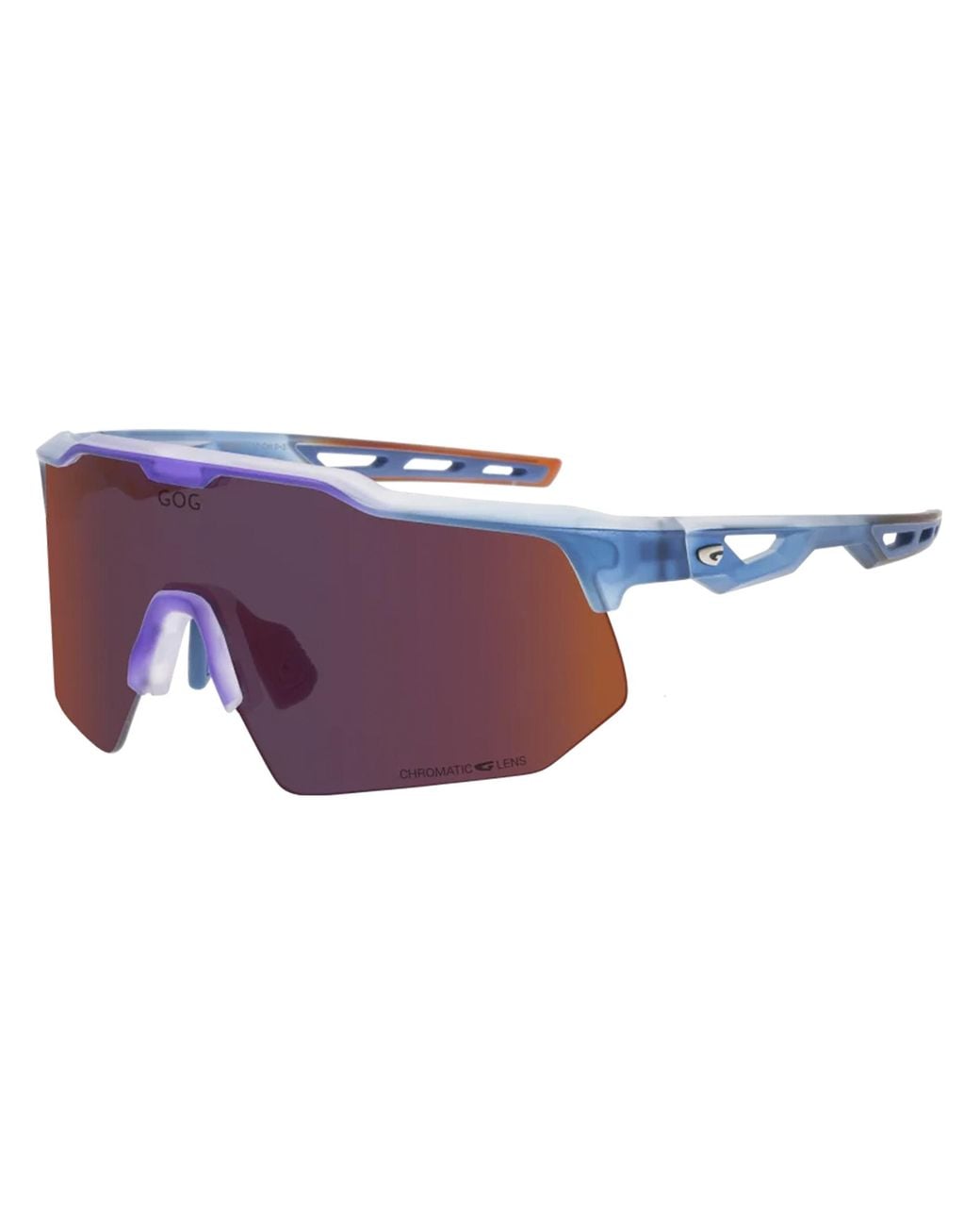 G.O.D Eyewear Purple Loki Photochromic Uv400 Cycling Sunglasses With Mirror Scratch-Resistant Lens
