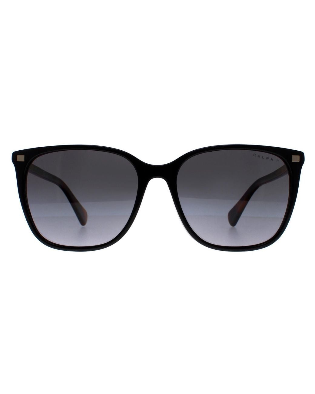 Ralph Lauren Black By Square Shiny With Havana Gradient Polarized Ra5293