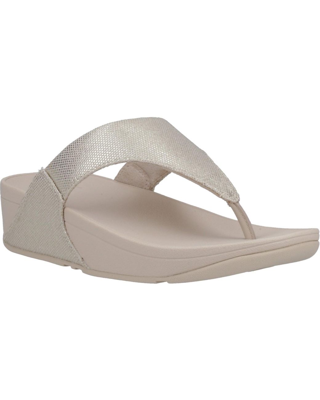 Fitflop Gray Lulu Glitz Toe Post Ladies Summer