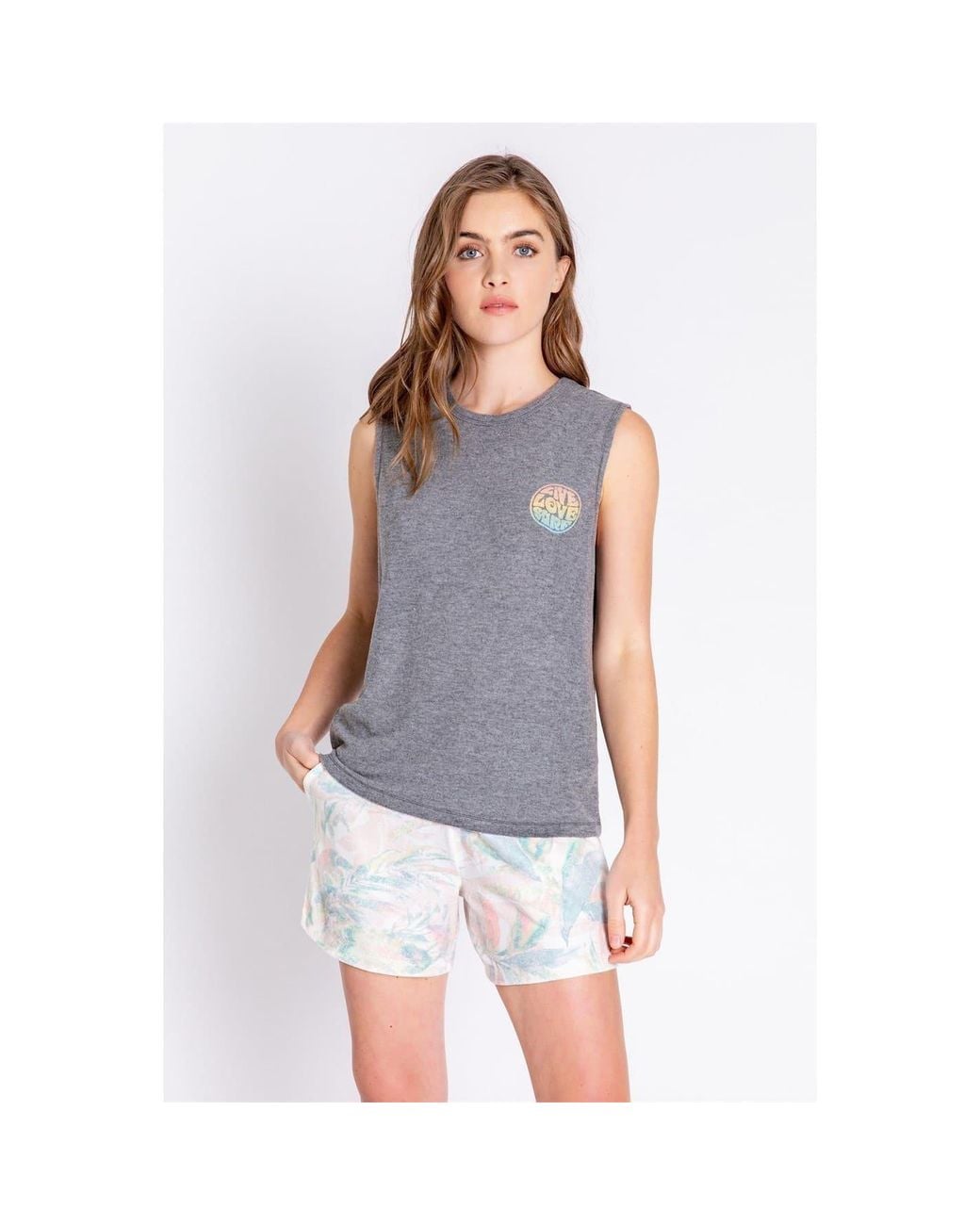 Pj Salvage Blue Palm Desert Shorts
