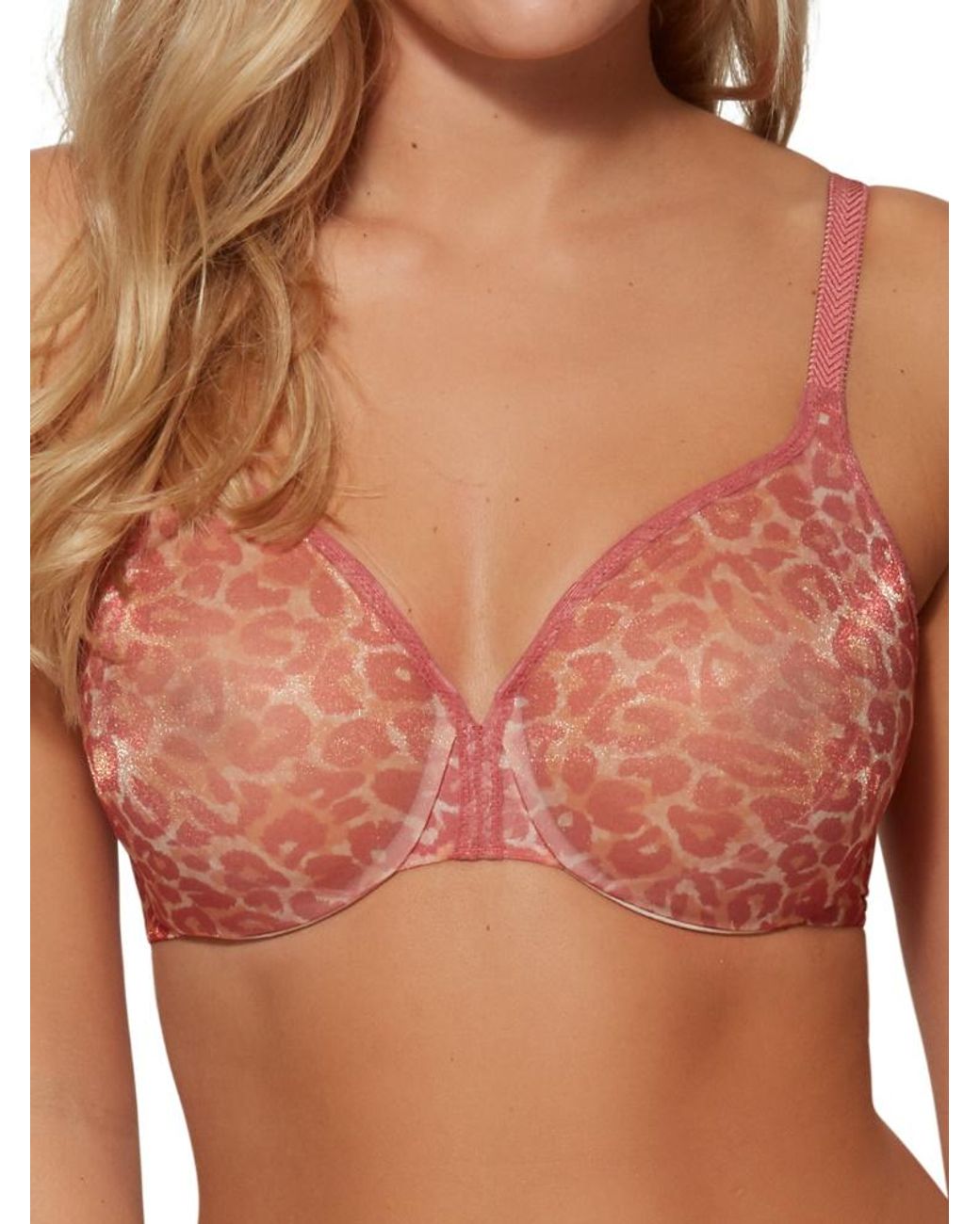 Gossard Brown Glossies Sheer Plunge Bra