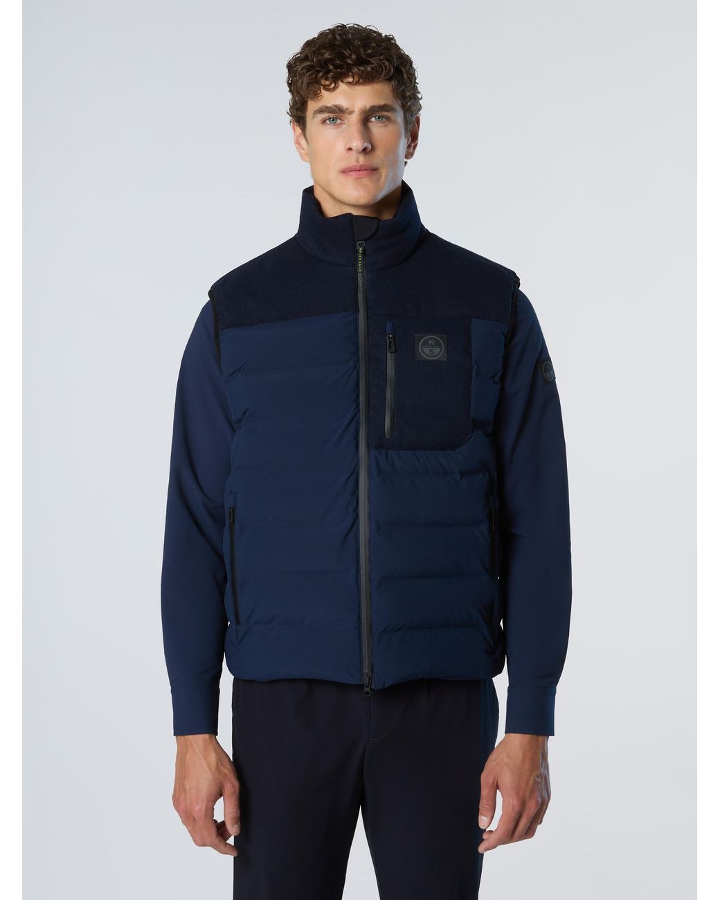 North Sails Vest Gamma in het Blue voor heren