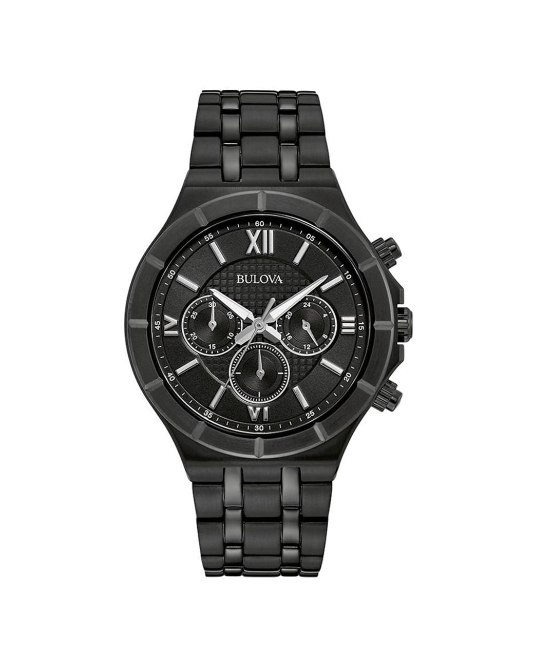 Bulova Black Watch 98A242 Stainless Steel for men
