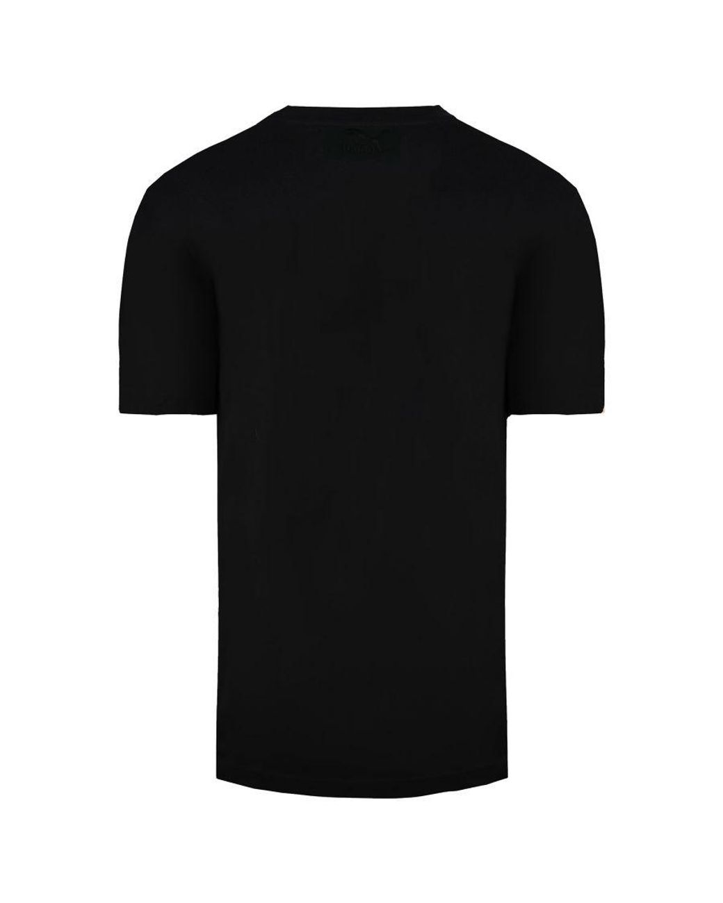 PUMA Black X Poggy Logo Top Short Sleeve Crew Neck T-Shirt 576749 01 Cotton for men