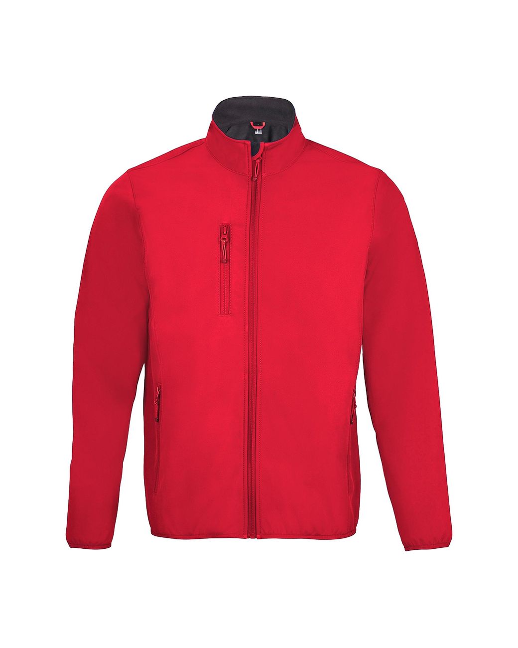 Sol's Red Radian Soft Shell Jacket (Pepper) for men