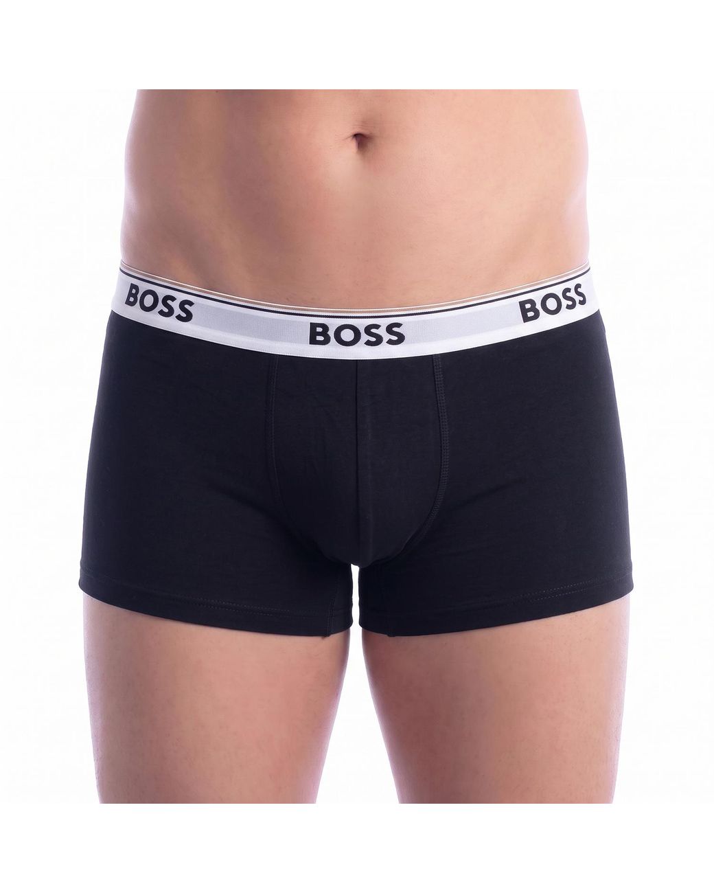 Boss Black Pack Of 3 Cotton Boxer Shorts 50554693 for men