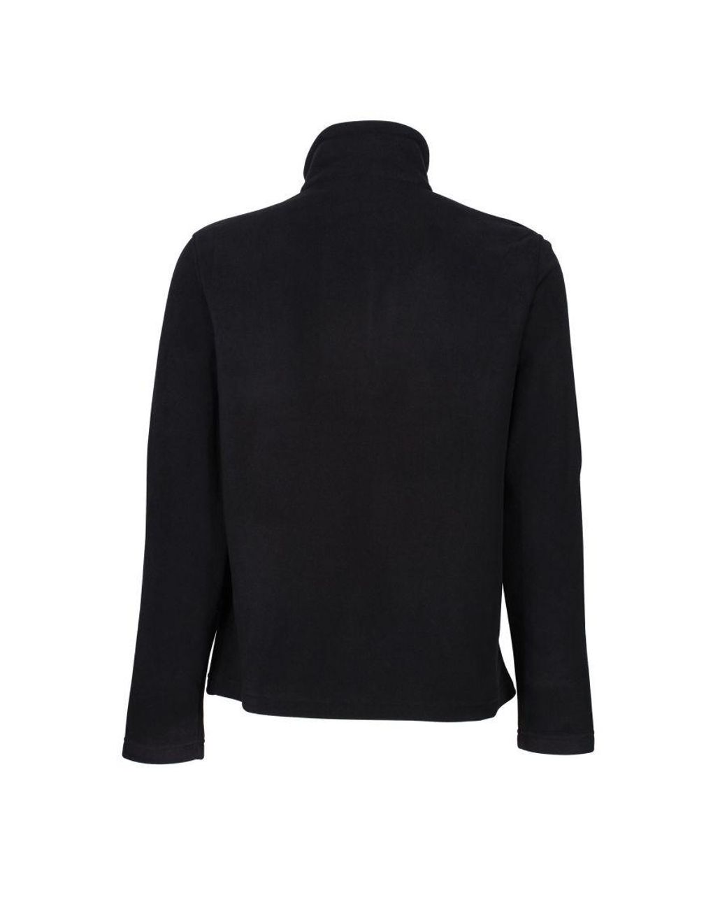 Regatta Black Honestly Made Recycled Half Zip Fleece for men