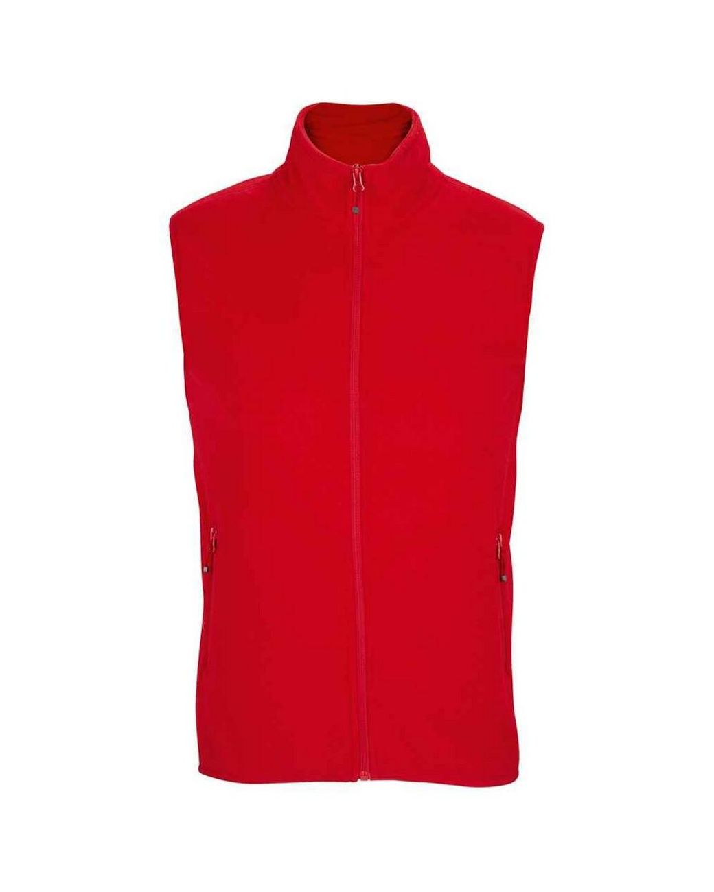 Sol's Red Adult Factor Microfleece Recycled Body Warmer