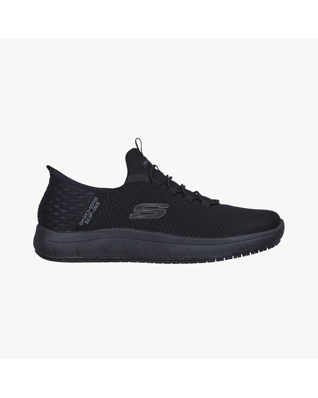 Skechers Black 200205Ec/Bbk Summits Sr -Colsin Trainers Textile for men