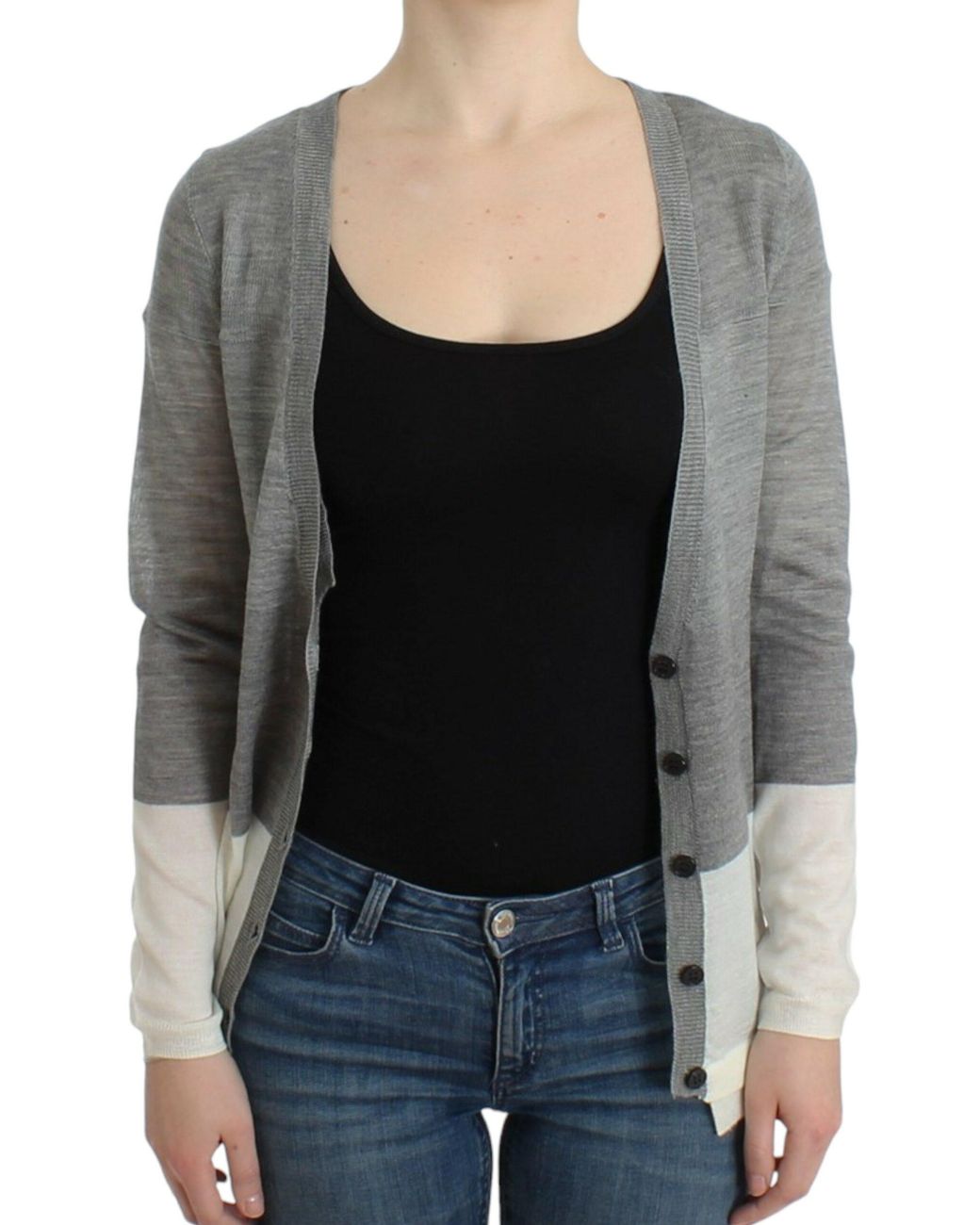 CoSTUME NATIONAL Gray Lightweight Cardigan