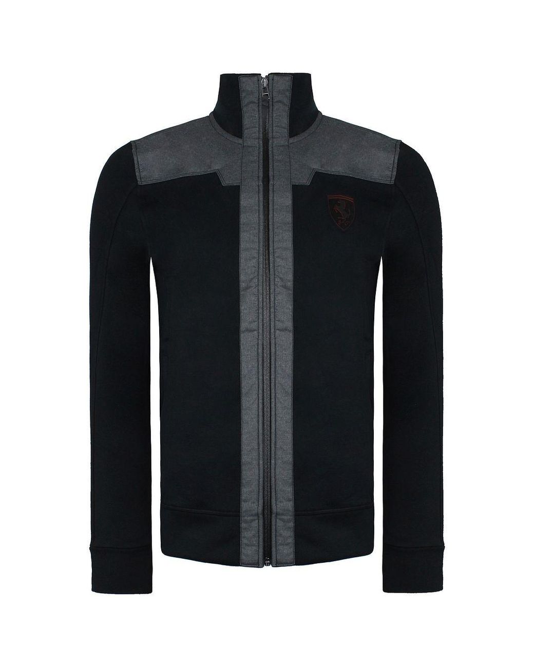 PUMA Black Scuderia Ferrari Track Jacket for men