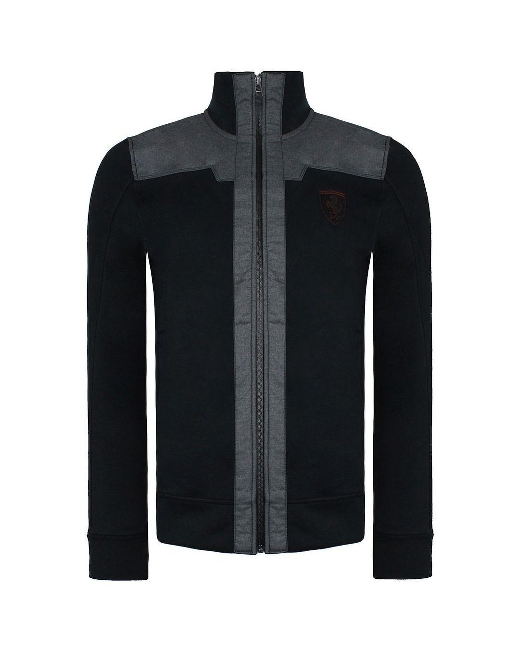 PUMA Black Scuderia Ferrari Track Jacket for men