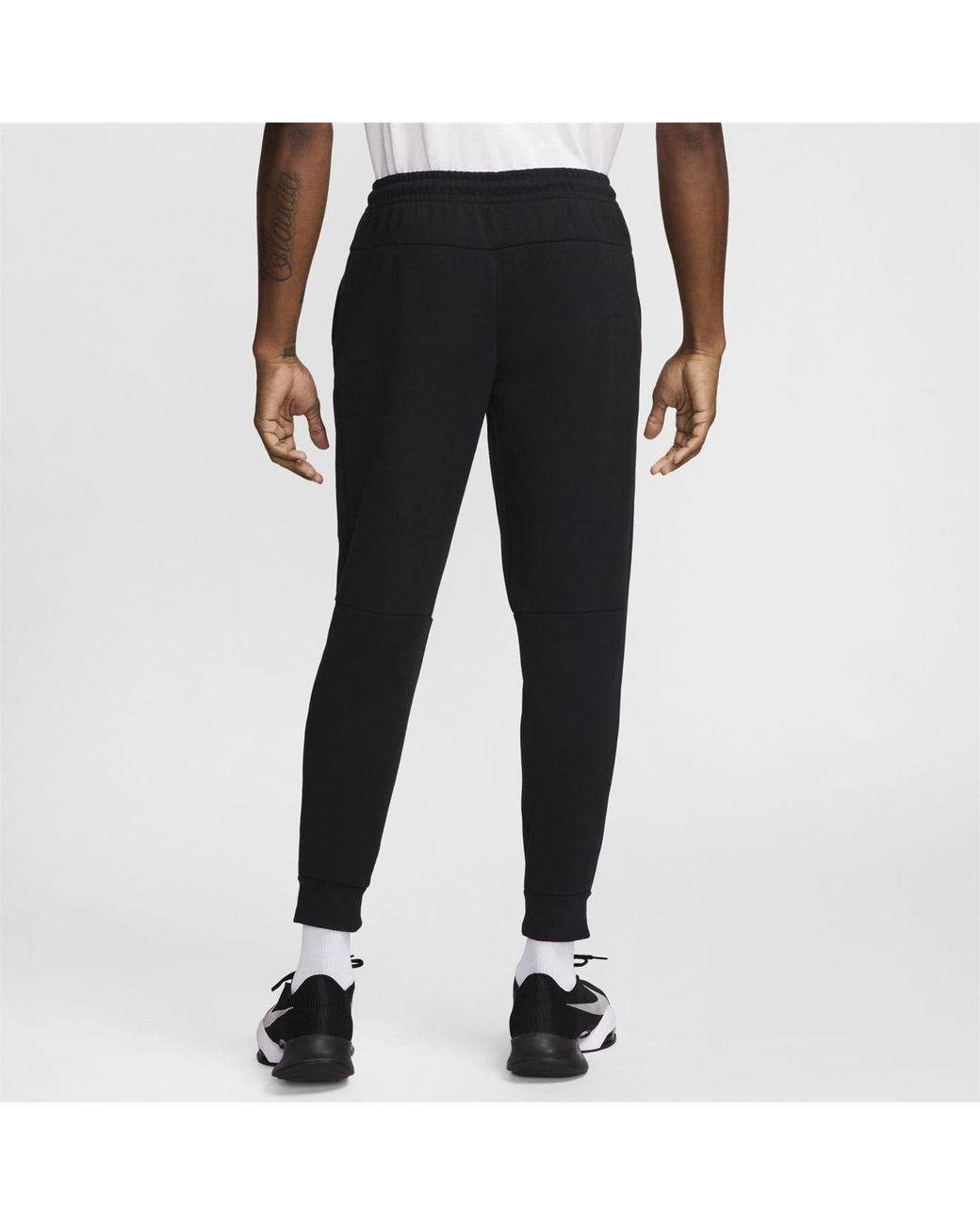 Nike Black Df Uv Solid Patterned Joggers for men