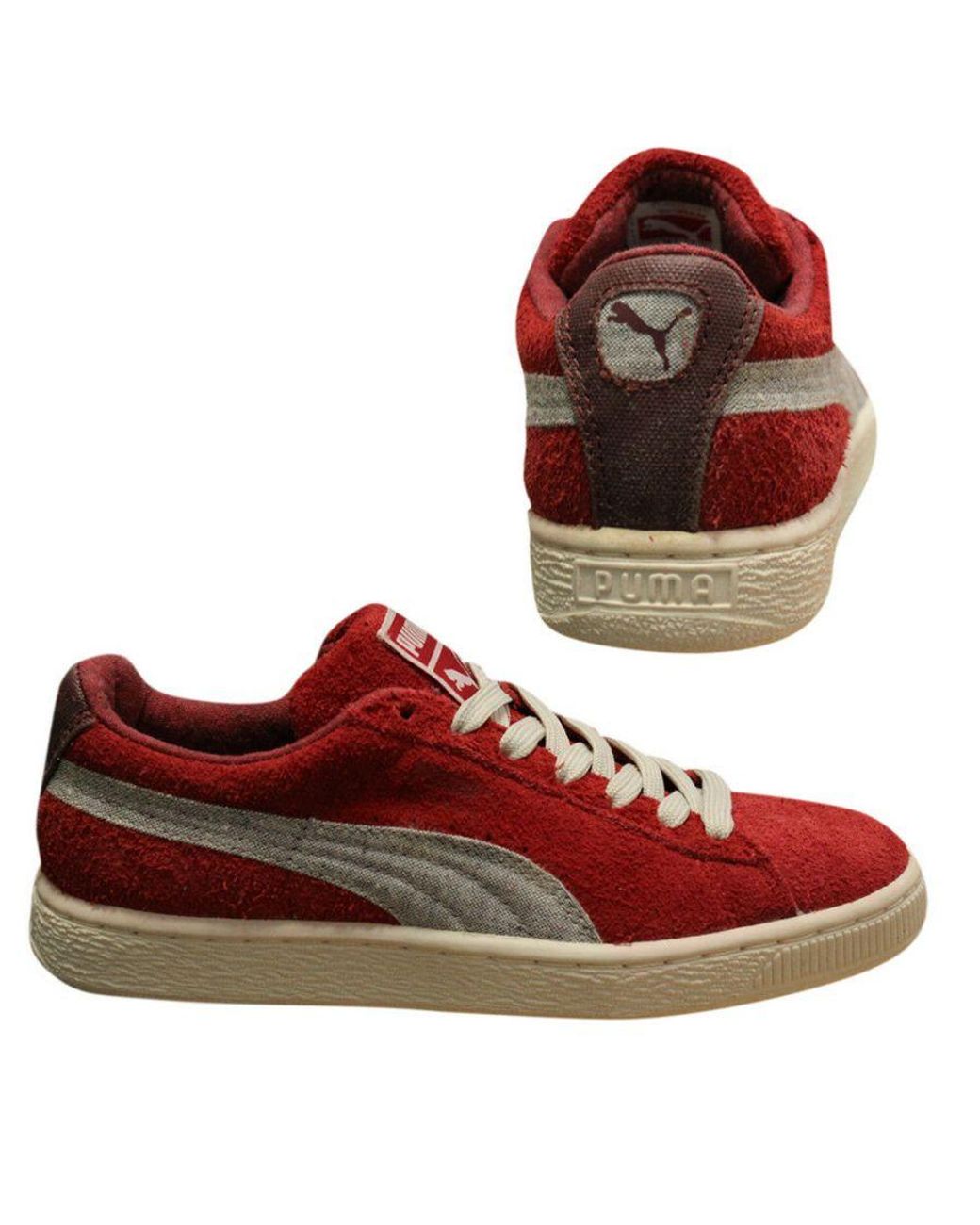Puma red clearance casual shoes