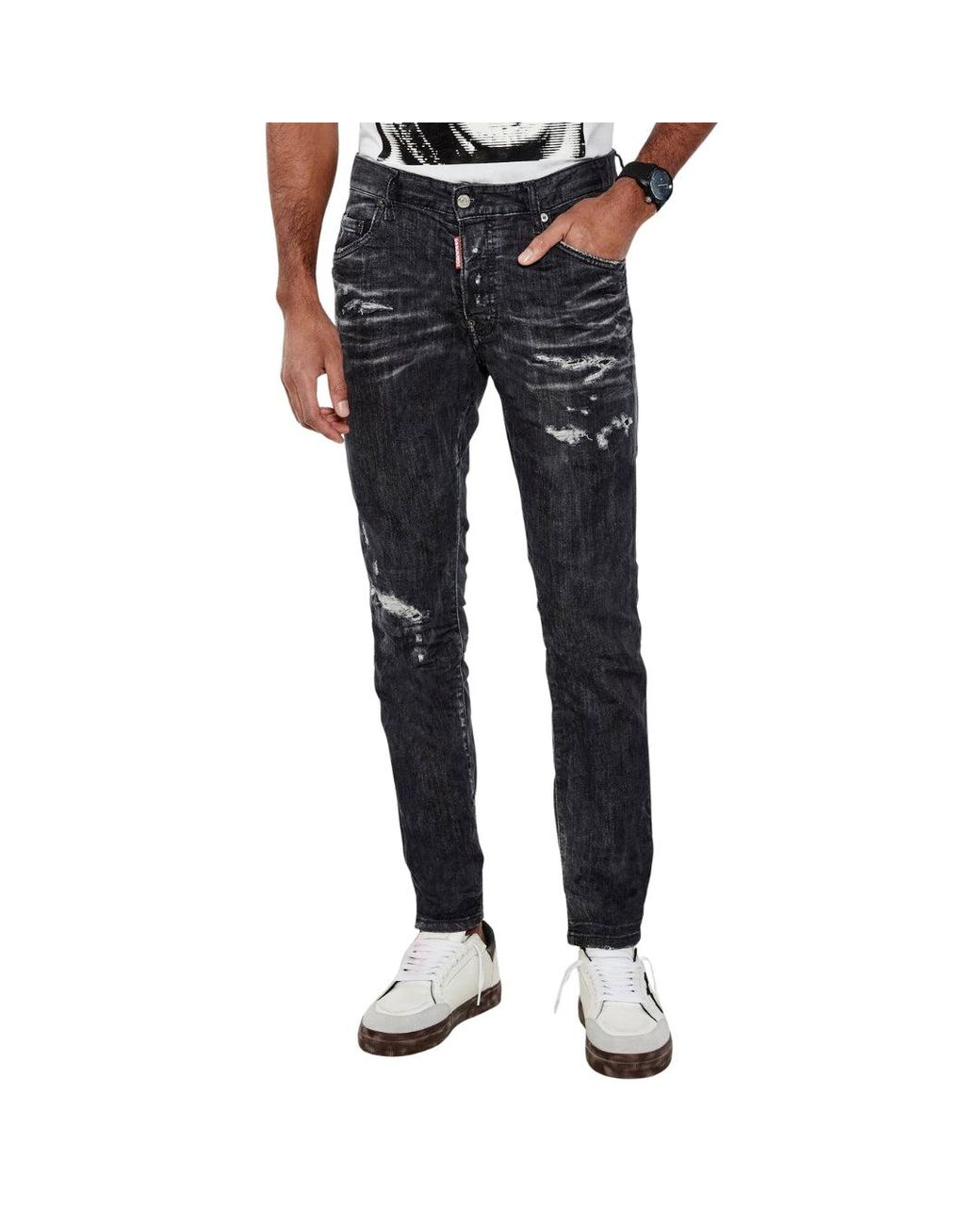 DSquared² Skater Jeans in het Gray voor heren