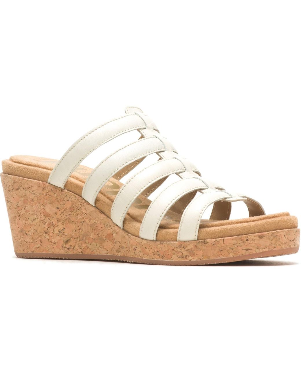 Hush Puppies Metallic Willow Slide Ladies Heeled Sandals
