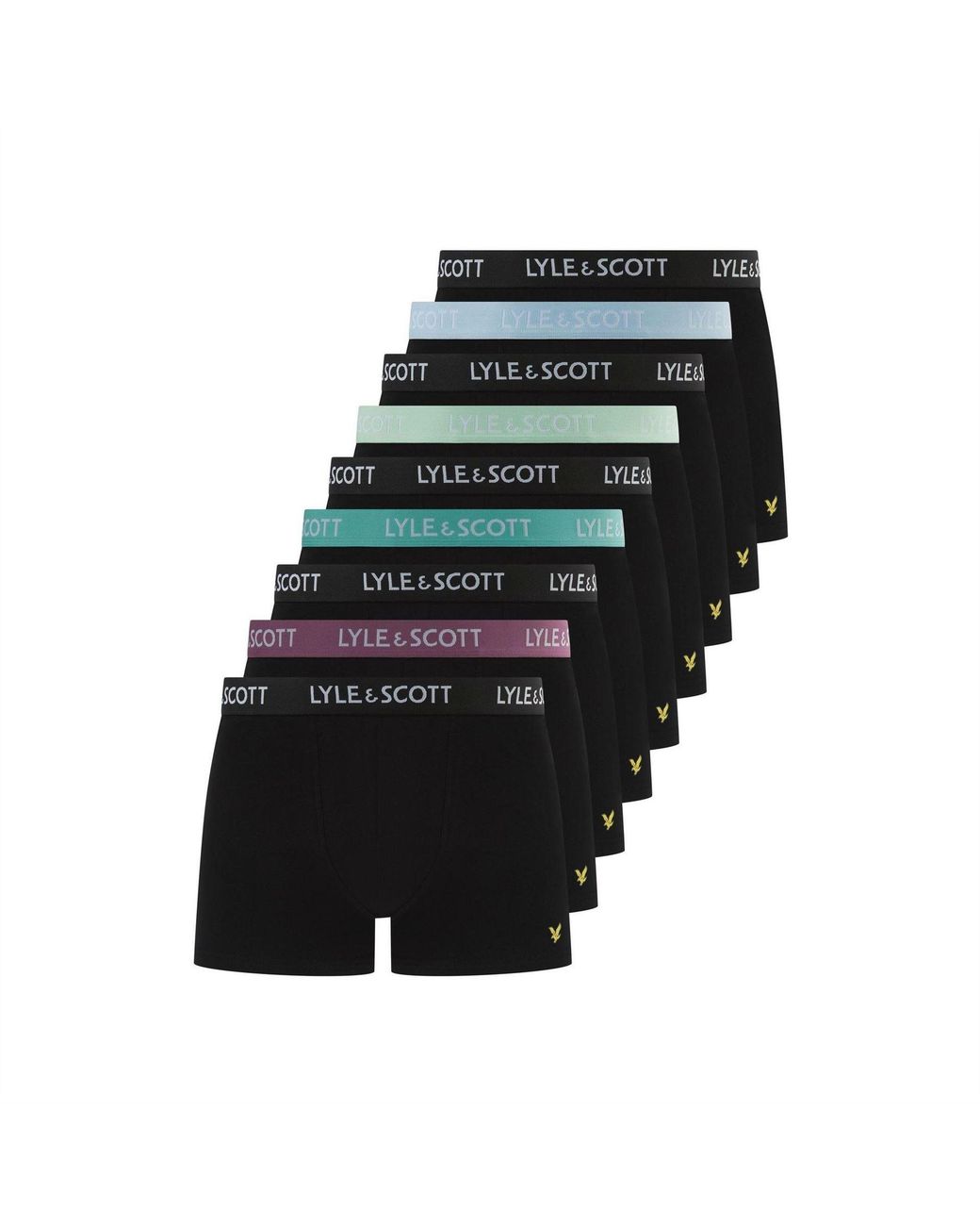 Lyle & Scott Black And Tyler 10Pk for men