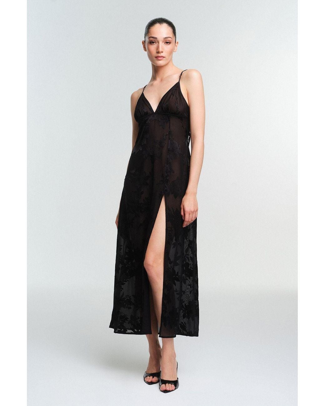 Penti Black Amara Nightgown