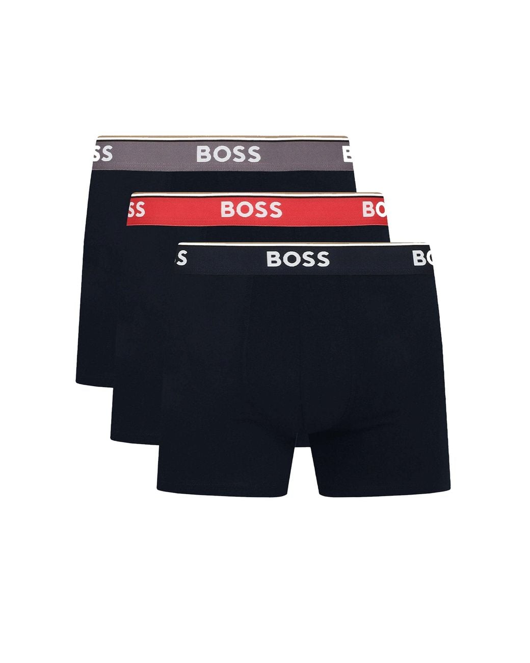 Boss Blue 3 Pack Boxer Open Cotton for men