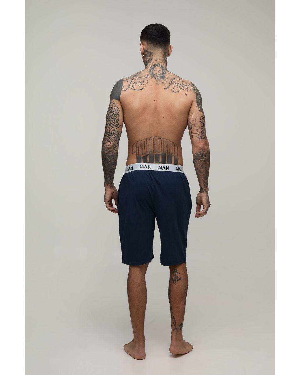BoohooMAN Blue Tall Loungewear Short for men