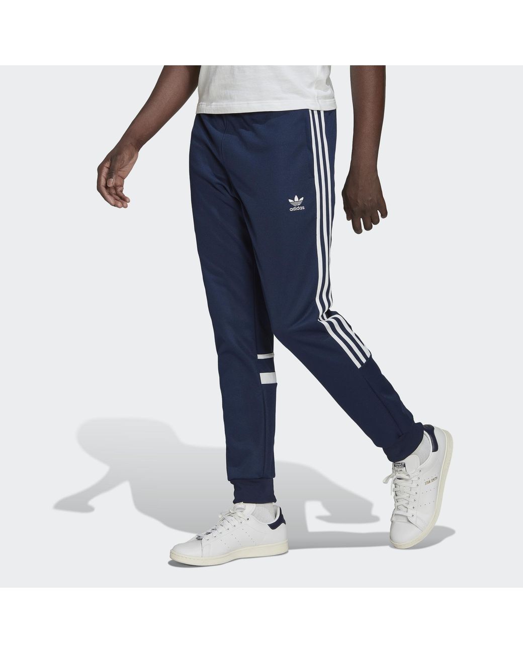 Adidas Originals Blue Adicolor Classics Cutline Pant for men