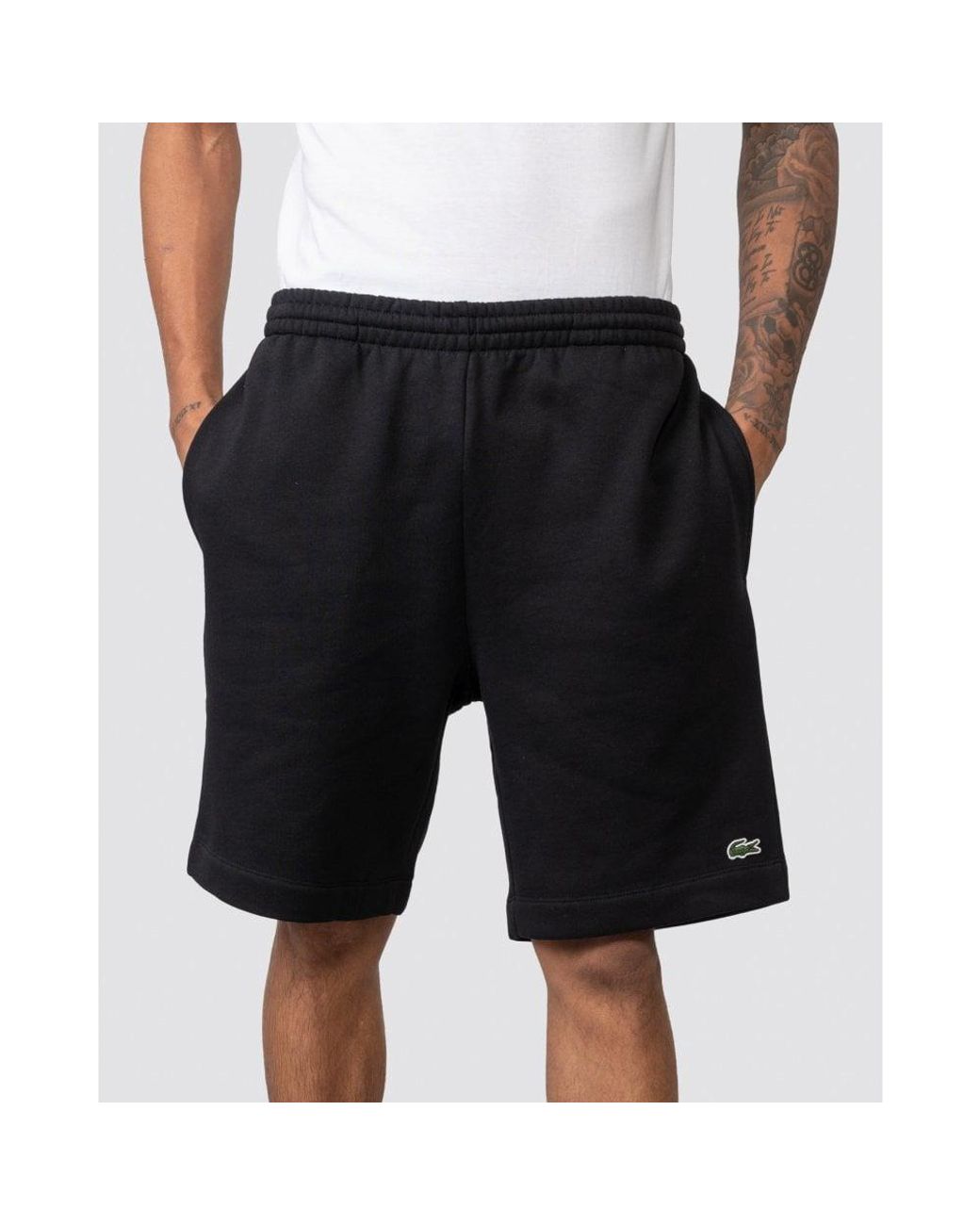 Lacoste Black Fleece Shorts for men