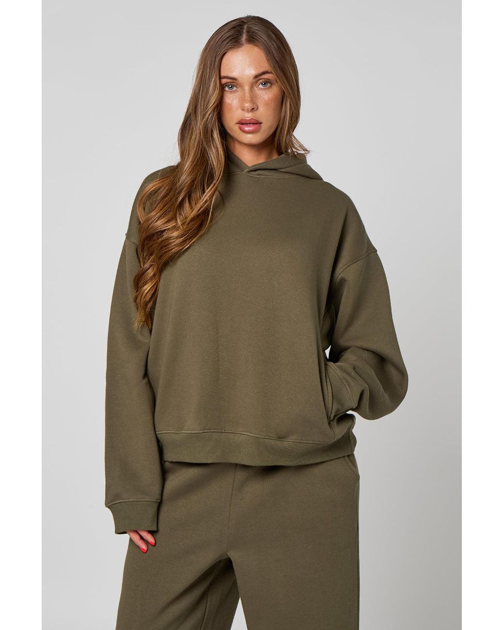 Urban Bliss Green Star Back Graphic Hoodie