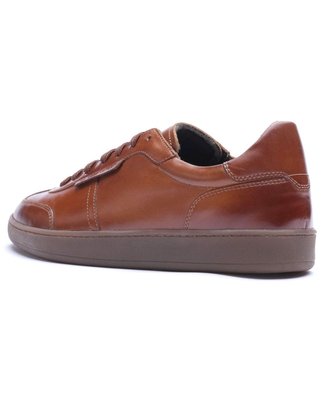 Base London Red Tucker Leather Trainers for men