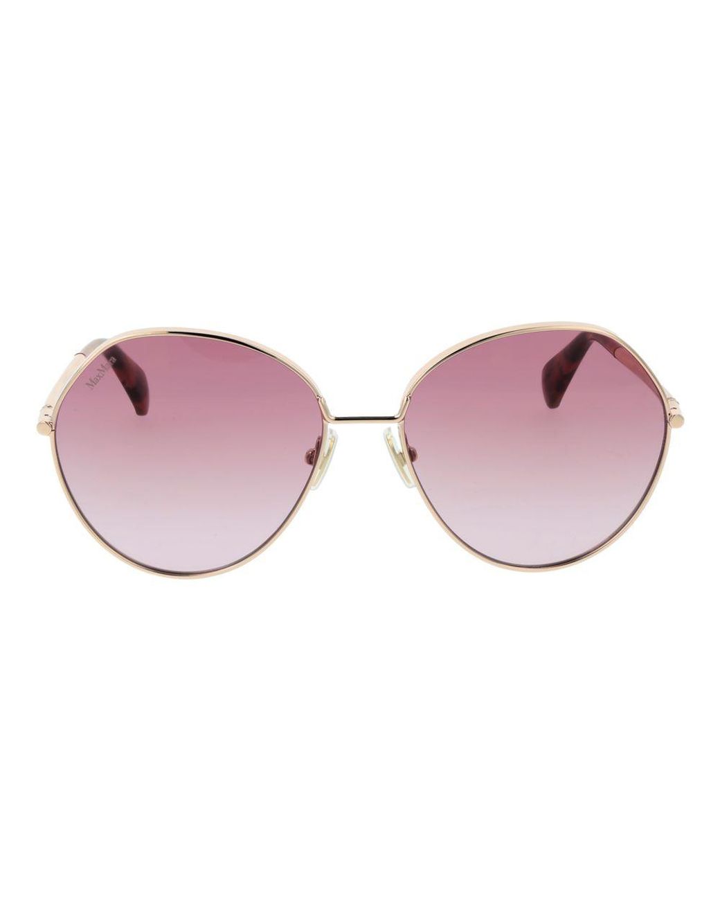 Max Mara Pink Metal Sunglasses