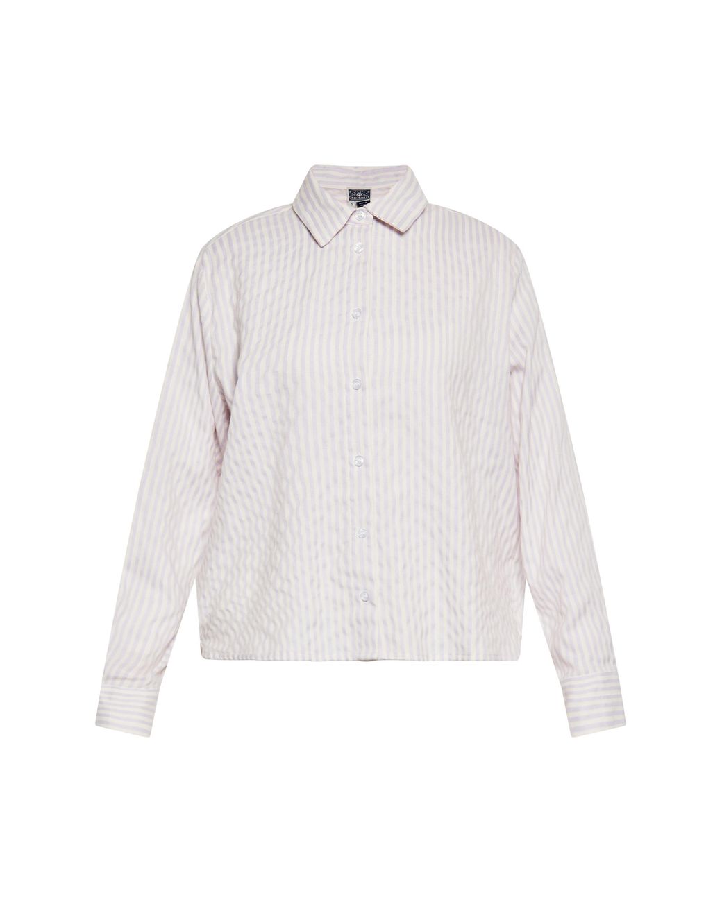 Dreimaster Blouse Dames Lichtpaars Gebroken Wit in het White
