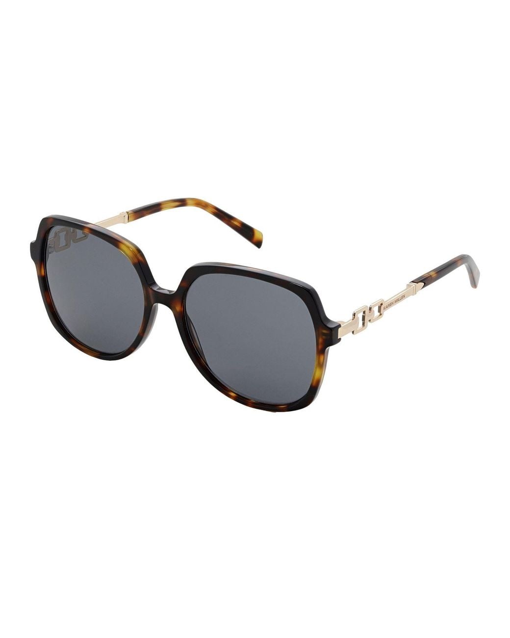 Karen Millen Black Thea Sunglasses for men