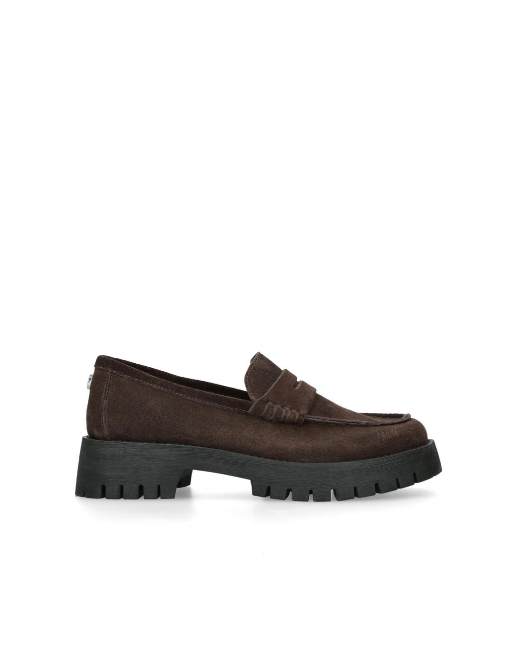 Steve Madden Black Suede Langsten Loafers