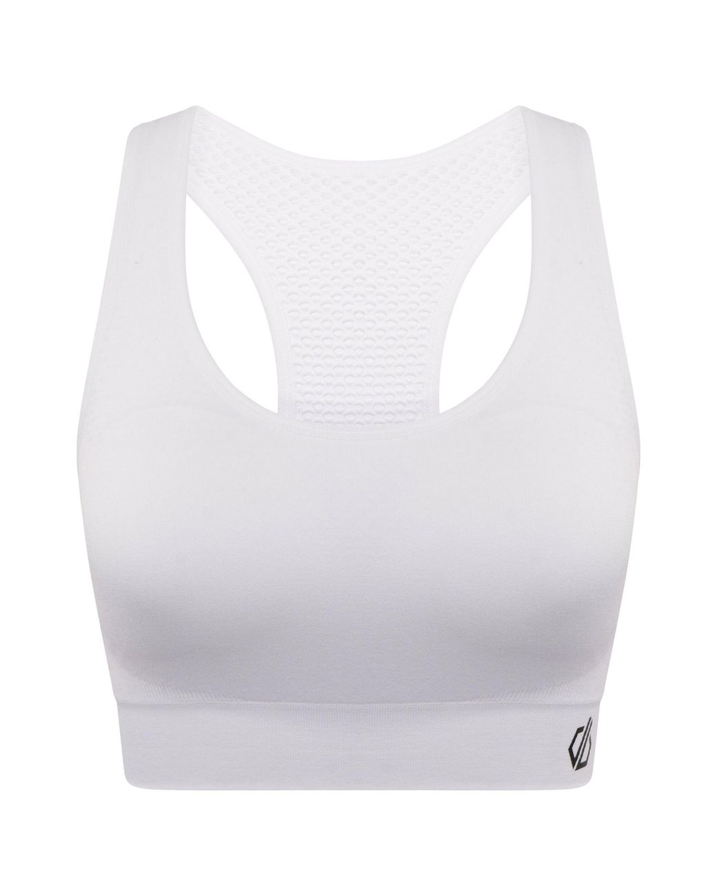 Dare 2b White Ladies Dont Sweat It Ii Sports Bra