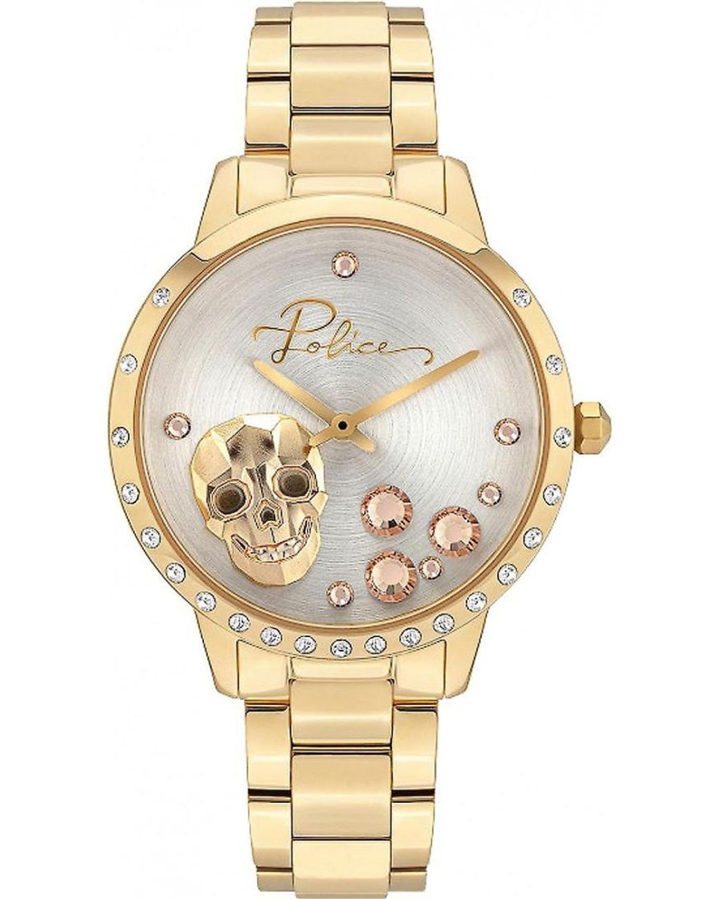 Police Metallic Pl16071Msg.22M Ladies Watch