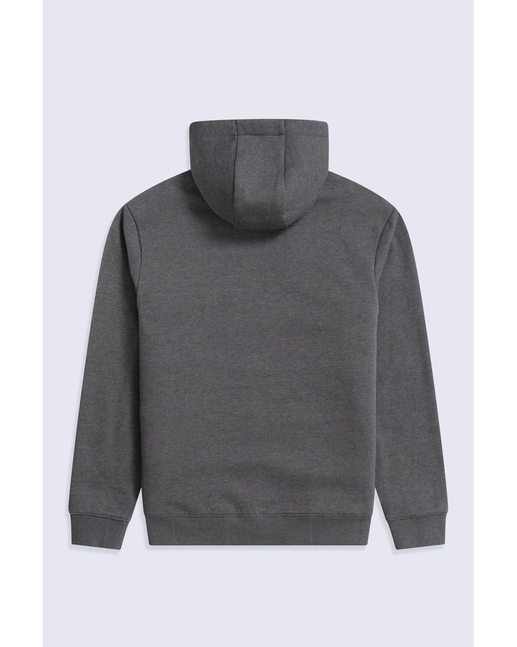 Mountain Warehouse Gray 'Samuel' Hoodie Sherpa Lined Drawcord Adjustable Hood Cosy Jumper for men