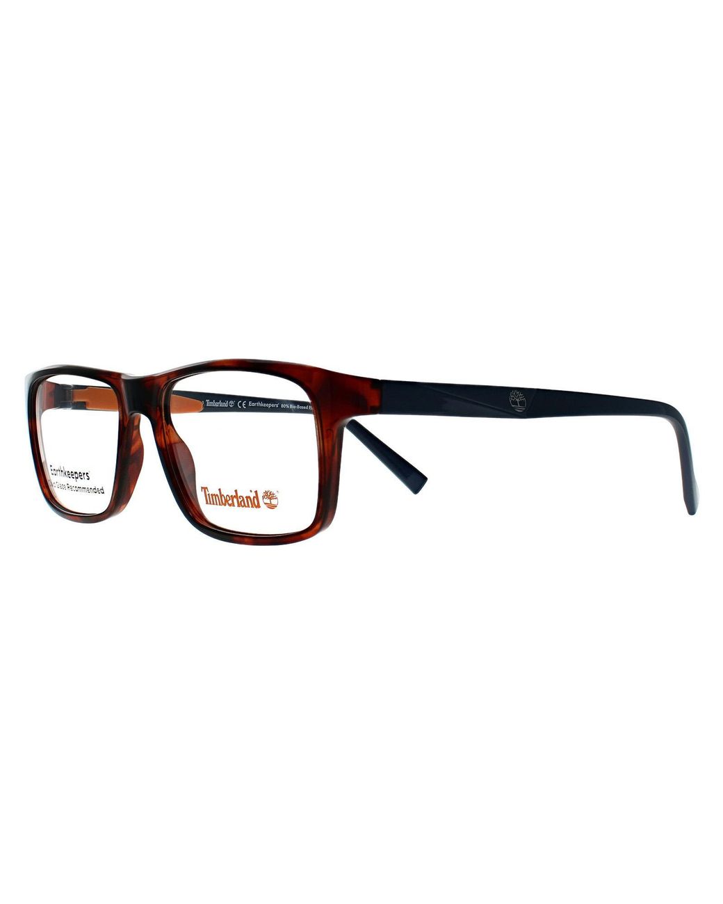 Timberland Brown Rectangular Dark Tortoise Tb1744 for men