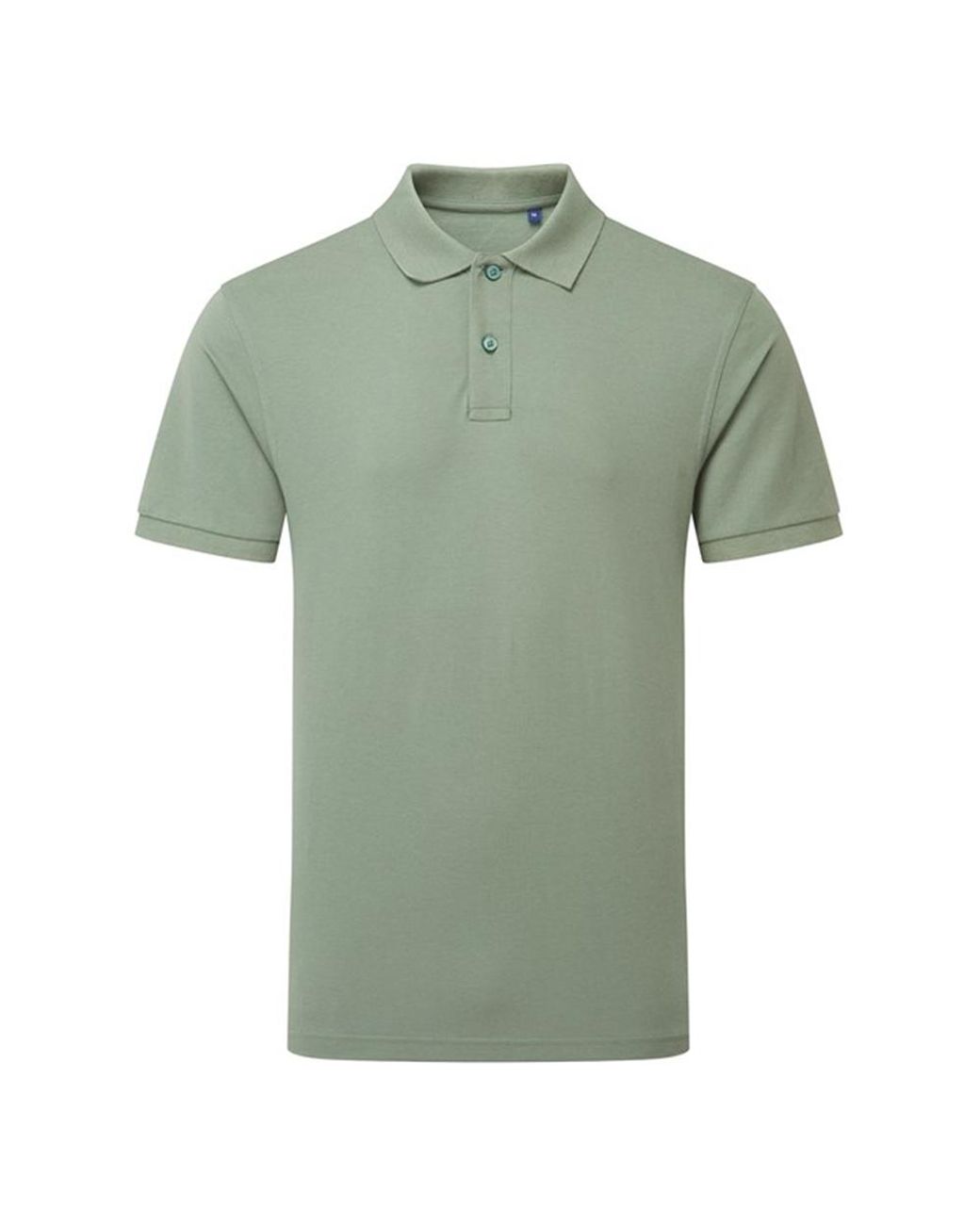 Asquith & Fox Green Plain Short Sleeve Polo Shirt (Fern)