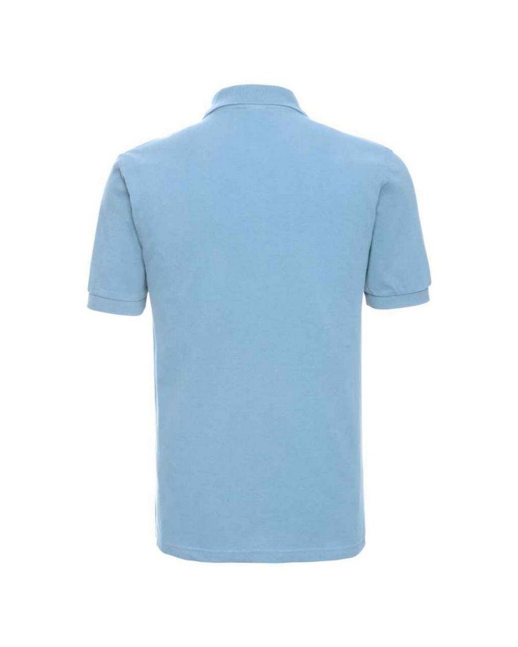 Russell Blue Classic Cotton Pique Polo Shirt (Sky) for men