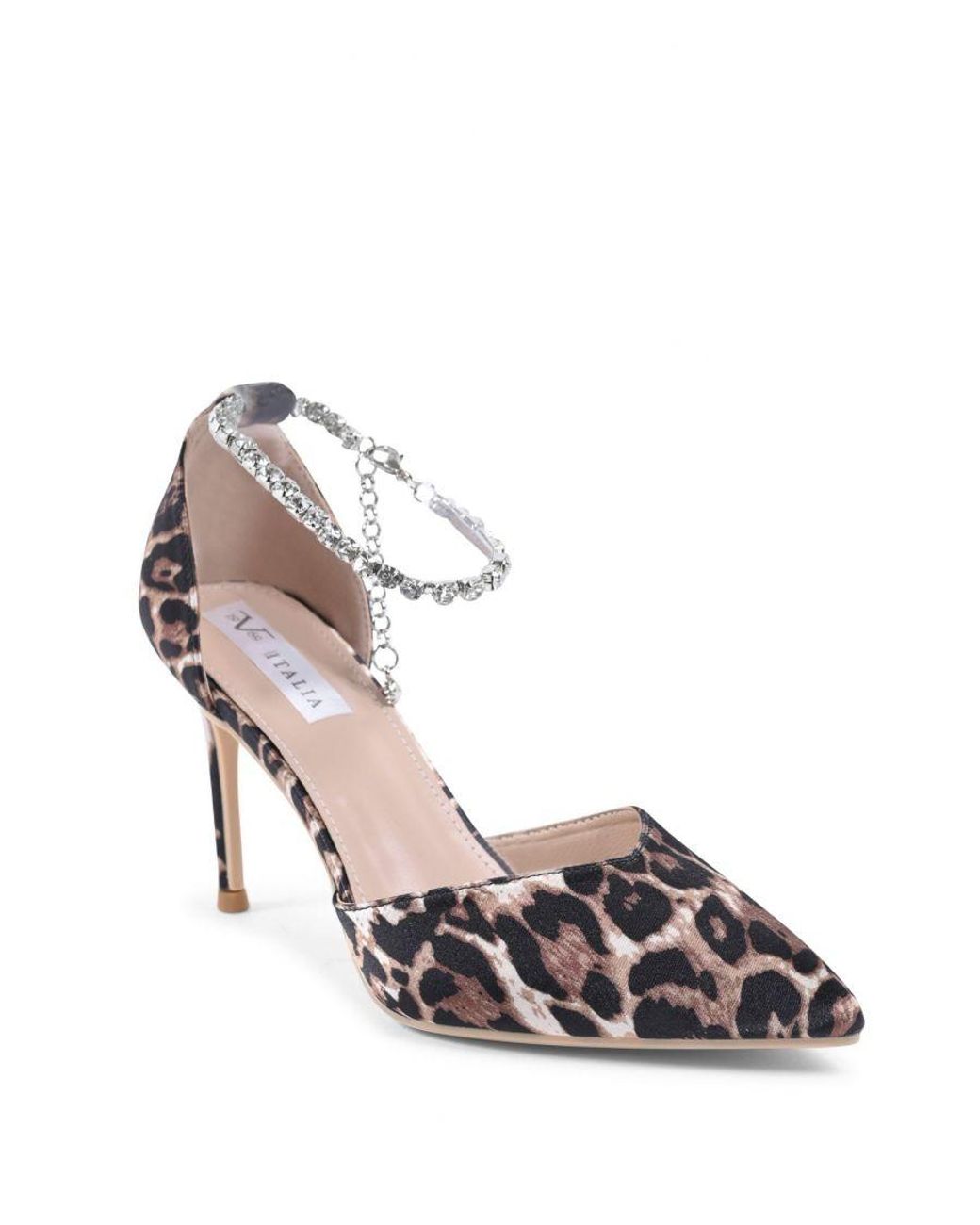 Versace 19.69 Abbigliamento Sportivo Metallic 19V69 Ankle Strap Pump Fabric