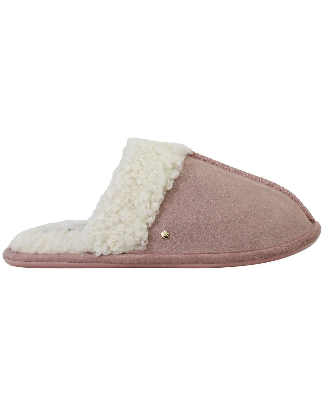 Ted Baker Pink Slippo Slippers Suede