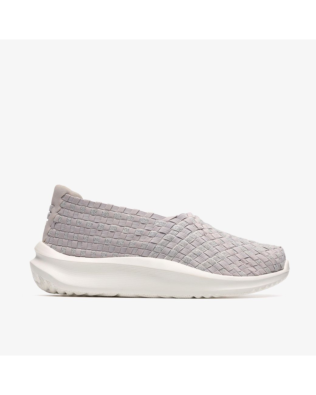 Clarks Gray Solevana Weave Pale Shoes