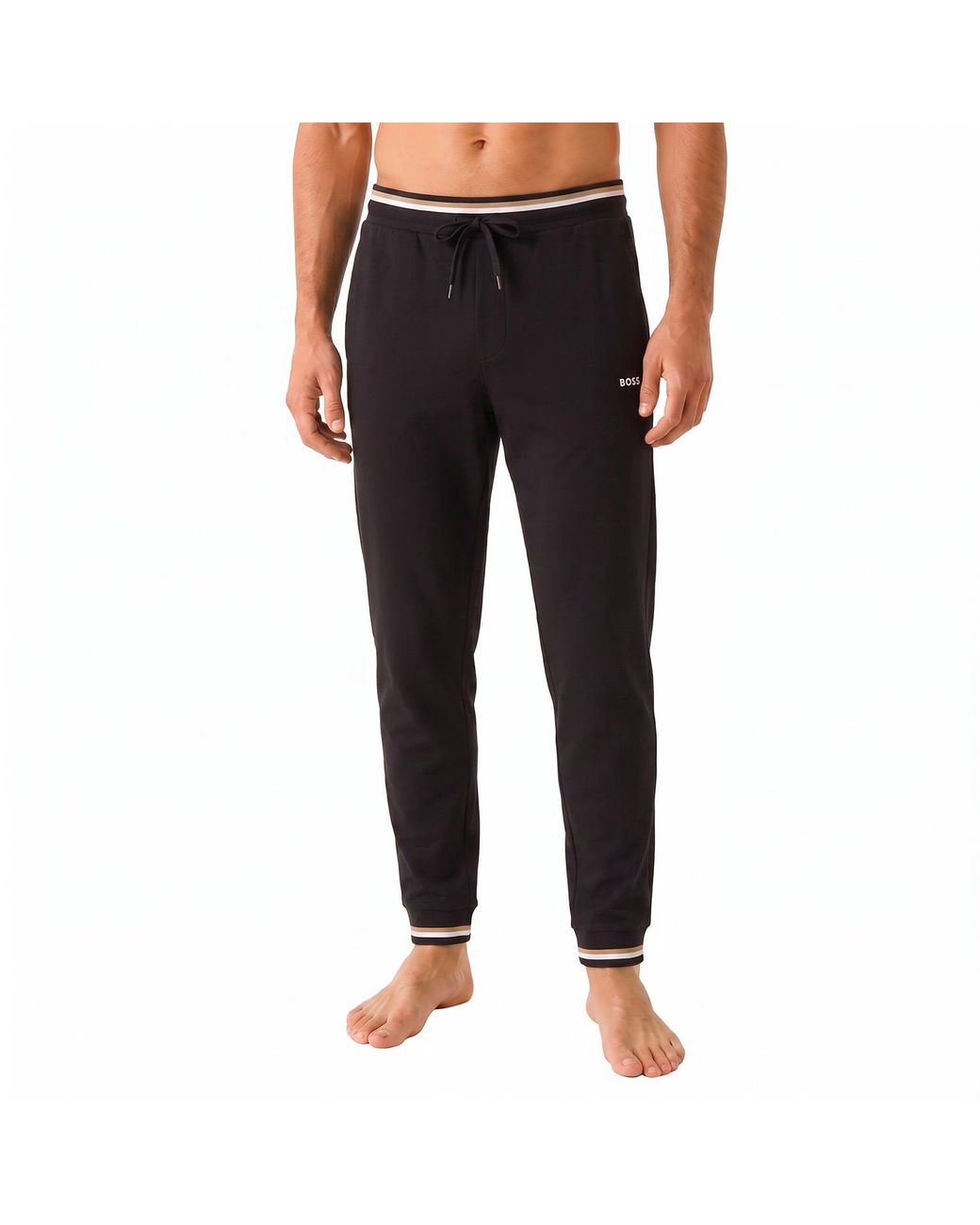 Boss Black Long Cotton Sports Trousers 50554830 for men