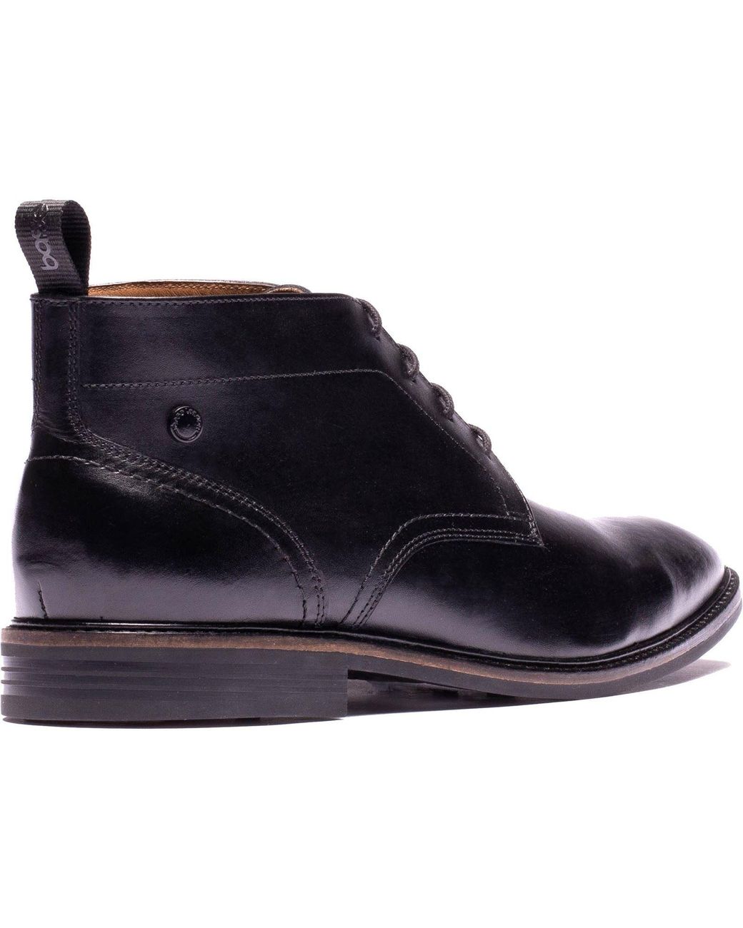Base London Blue Belgrave Leather Ankle Boots for men