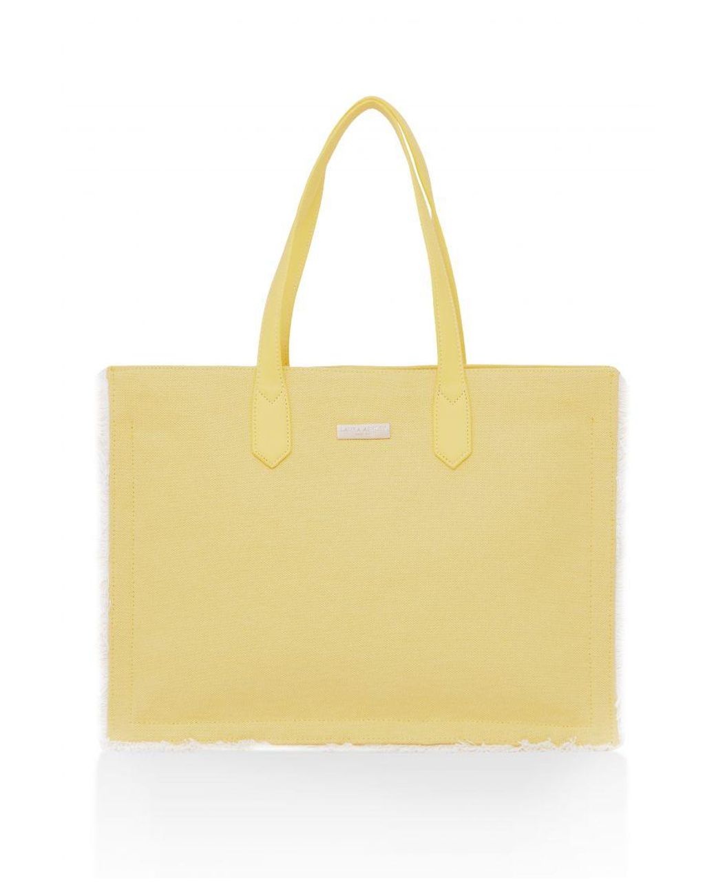 Laura Ashley Yellow Big Tote Bag
