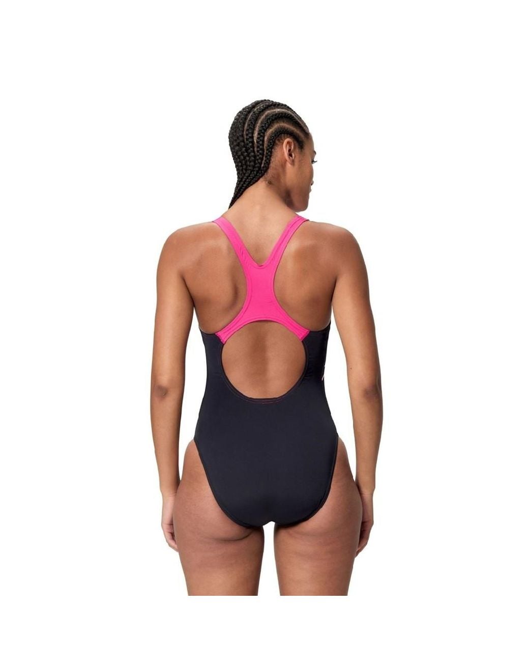 Speedo Blue Ladies Medley Logo One Piece Swimsuit