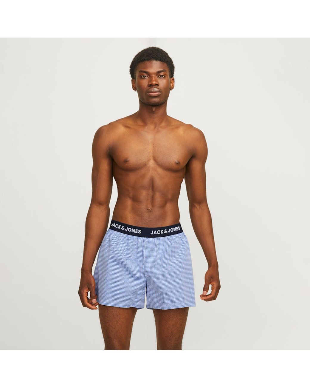 Jack & Jones Blue Hector Woven 3 Pack Trunks Blazer for men