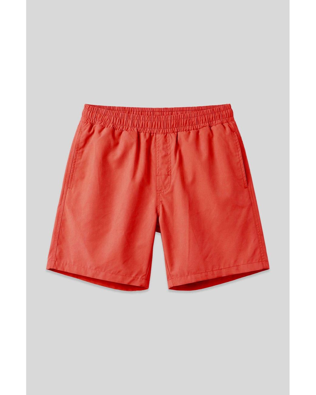 TOMMY LIFE Red Pull-On One-Piece Shorts Set for men